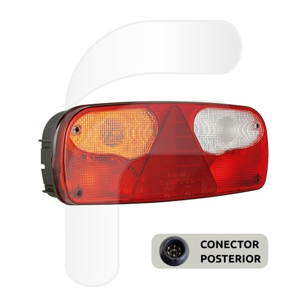 REAR LAMPS REAR LAMPS WITH TRIANGLE WITH LICENSE PLATE LIGHT ECOPOINT LEFT
